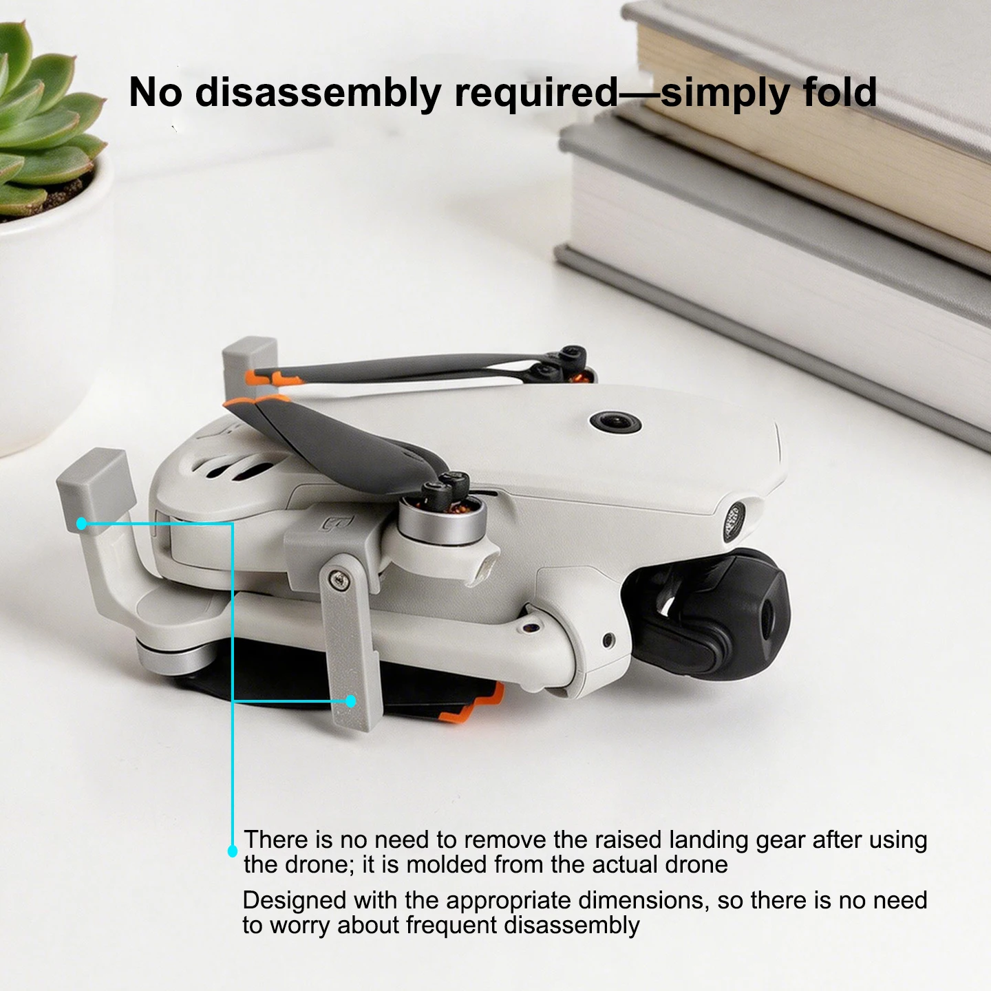 Landing Gear Extender for DJI LITO 1 LITO X1 Drone Foldable Lightweight 9 2g Skid Pad for Bottom Protection
Landing Gear Extender for DJI LITO 1 LITO X1 Drone Foldable Lightweight 9 2g Skid Pad for Bottom Protection