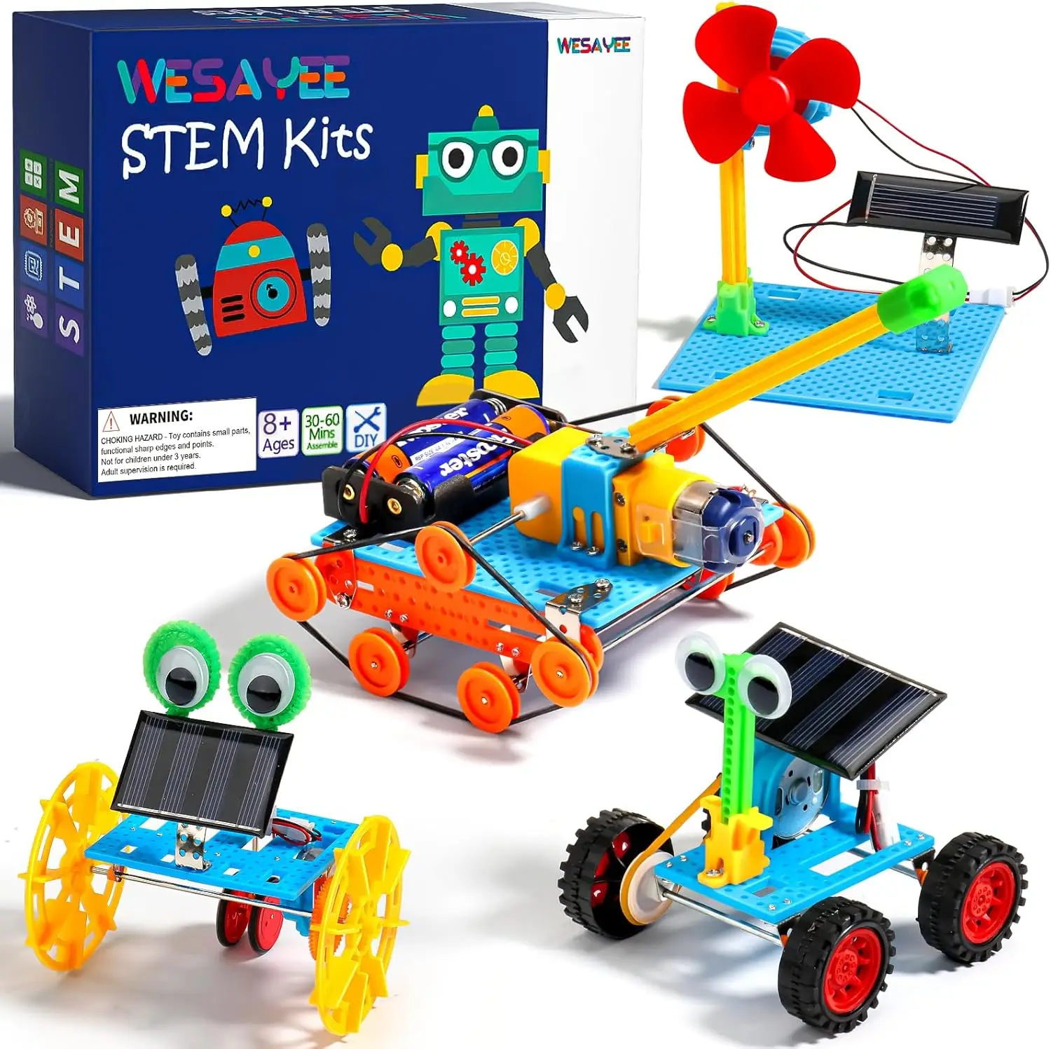 4-in-1 Solar Robot Kit STEM Building Toys for Kids Ages 8-13, Engineering Science Experiments, Arts Crafts Gift for Boys Girls
4-in-1 Solar Robot Kit STEM Building Toys for Kids Ages 8-13, Engineering Science Experiments, Arts Crafts Gift for Boys Girls