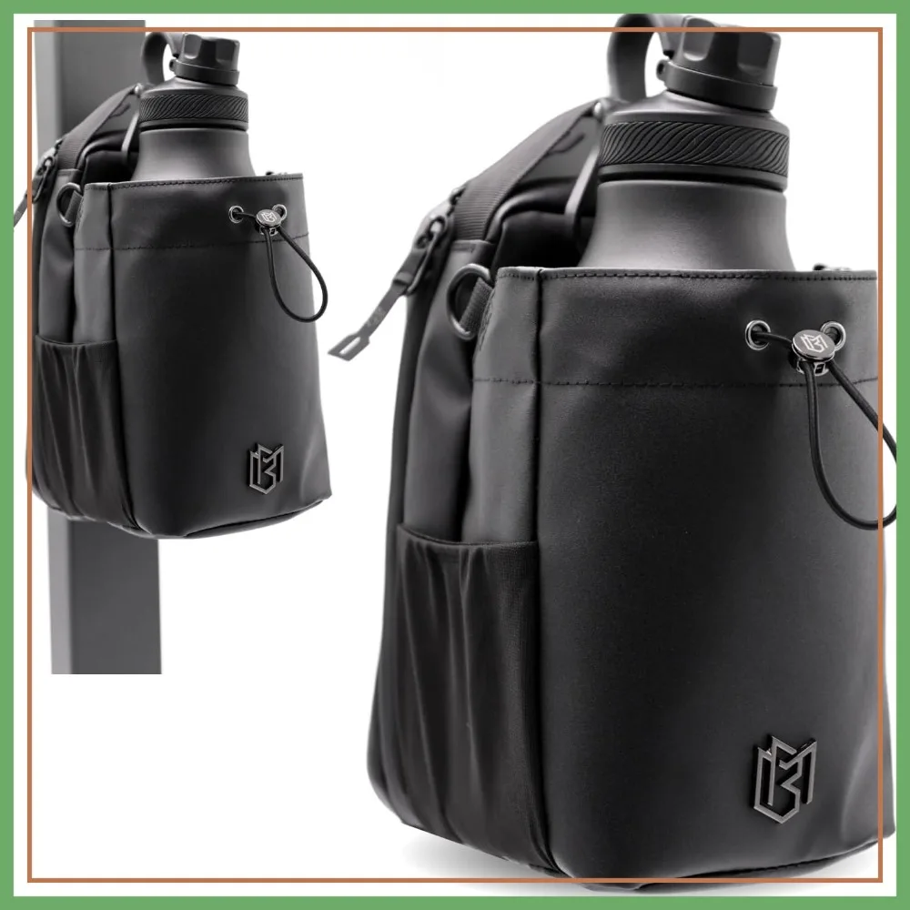 Magnetic Gym Bag with Water Bottle Holder, Crossbody Sling for Men Women, Black 64oz
Magnetic Gym Bag with Water Bottle Holder, Crossbody Sling for Men Women, Black 64oz