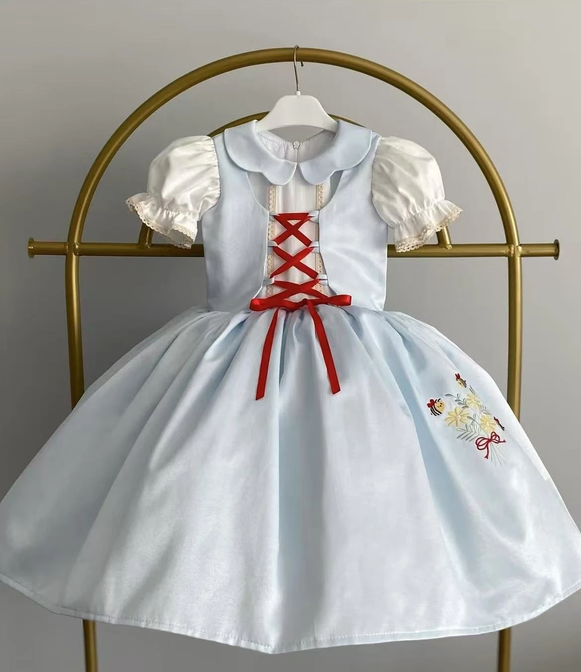 0-12Y Baby Girl Summer Embroidery Vintage Princess Dress for Birthday Photography Holiday Eid B362
0-12Y Baby Girl Summer Embroidery Vintage Princess Dress for Birthday Photography Holiday Eid B362