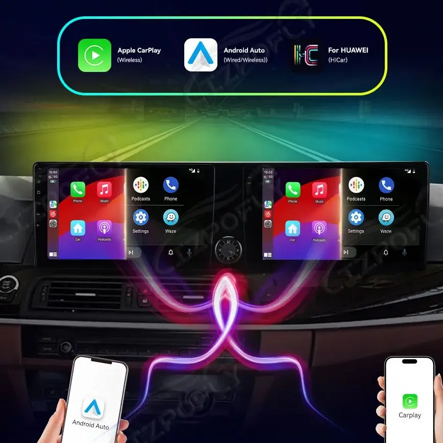 Carplay Dual 10.1 Inch HD Screen Car Radio For BMW 5 Series 2010-2017 Android 14 Car GPS Navigation Multimedia Player Radio
Carplay Dual 10.1 Inch HD Screen Car Radio For BMW 5 Series 2010-2017 Android 14 Car GPS Navigation Multimedia Player Radio