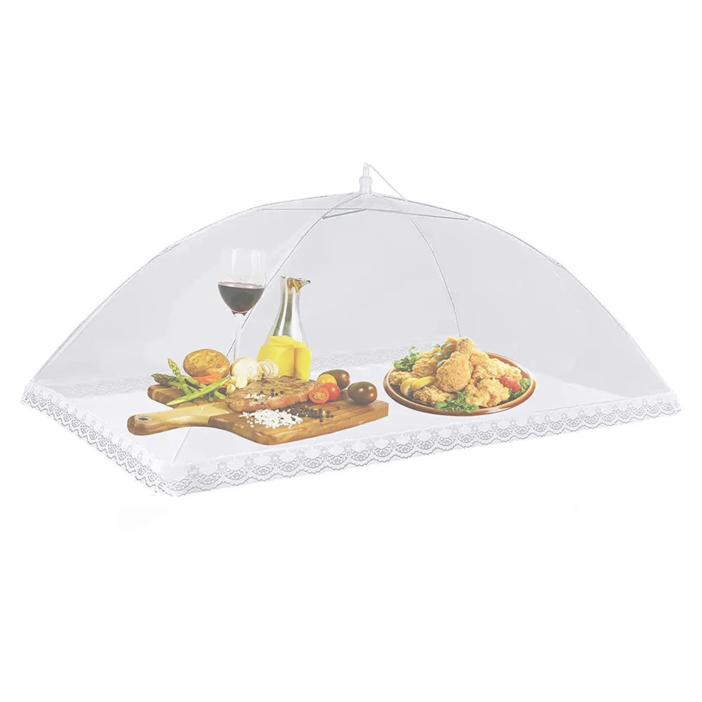 Household Umbrella Food Cover Picnic Barbecue Party Anti Mosquito Fly Cover Portable Lace Table Food Covers Kitchen Gadgets
Household Umbrella Food Cover Picnic Barbecue Party Anti Mosquito Fly Cover Portable Lace Table Food Covers Kitchen Gadgets