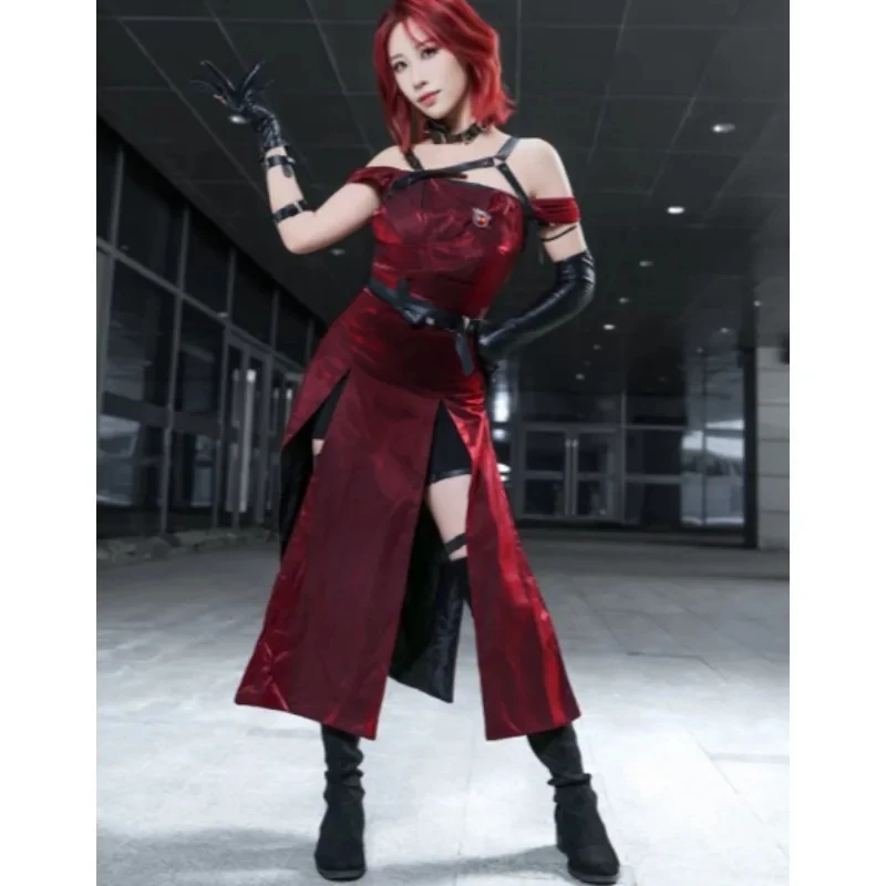 Dress Cosplay Costume Love and Deepspace Heroines The Enchanting Dark Curtain Uniform with Wig Prop Accessories for Halloween ,[
Dress Cosplay Costume Love and Deepspace Heroines The Enchanting Dark Curtain Uniform with Wig Prop Accessories for Halloween ,[