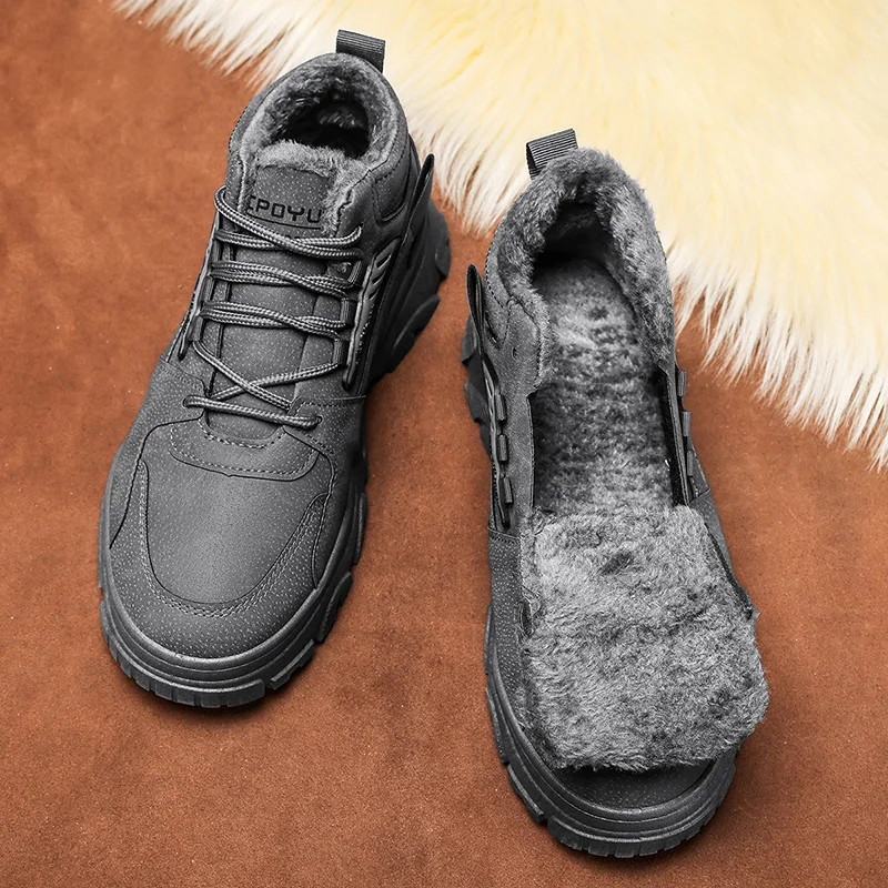 Shoes for Men Fashion Non-slip Sports Shoes Trend Warm Plush Thick Soled Winter Shoes for Men Sneakers Outdoor Comfortable Shoe
Shoes for Men Fashion Non-slip Sports Shoes Trend Warm Plush Thick Soled Winter Shoes for Men Sneakers Outdoor Comfortable Shoe