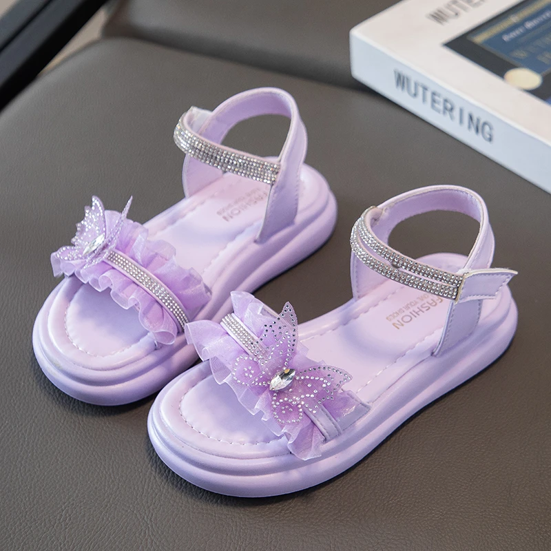 Girls Fashion Sandals Sweet Lace Soft Bottom Kids Casual Princess Shoes Non-slip 2026 Summer New Children Beach Shoes Trendy
Girls Fashion Sandals Sweet Lace Soft Bottom Kids Casual Princess Shoes Non-slip 2026 Summer New Children Beach Shoes Trendy