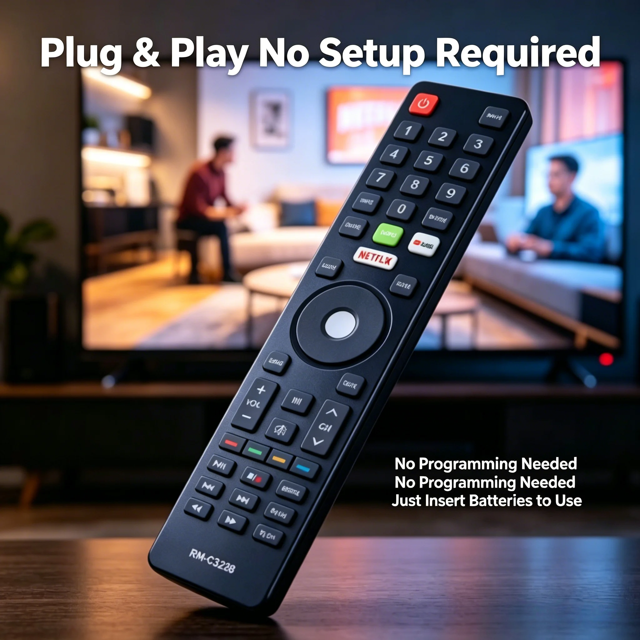 Haoxi RM-C3228 Universal Remote Control Replacement for HDTV Models LT-32N3105A LT-55N6105A LT-55N7105A LT-58N7105A LT-58N7105A-
Haoxi RM-C3228 Universal Remote Control Replacement for HDTV Models LT-32N3105A LT-55N6105A LT-55N7105A LT-58N7105A LT-58N7105A-