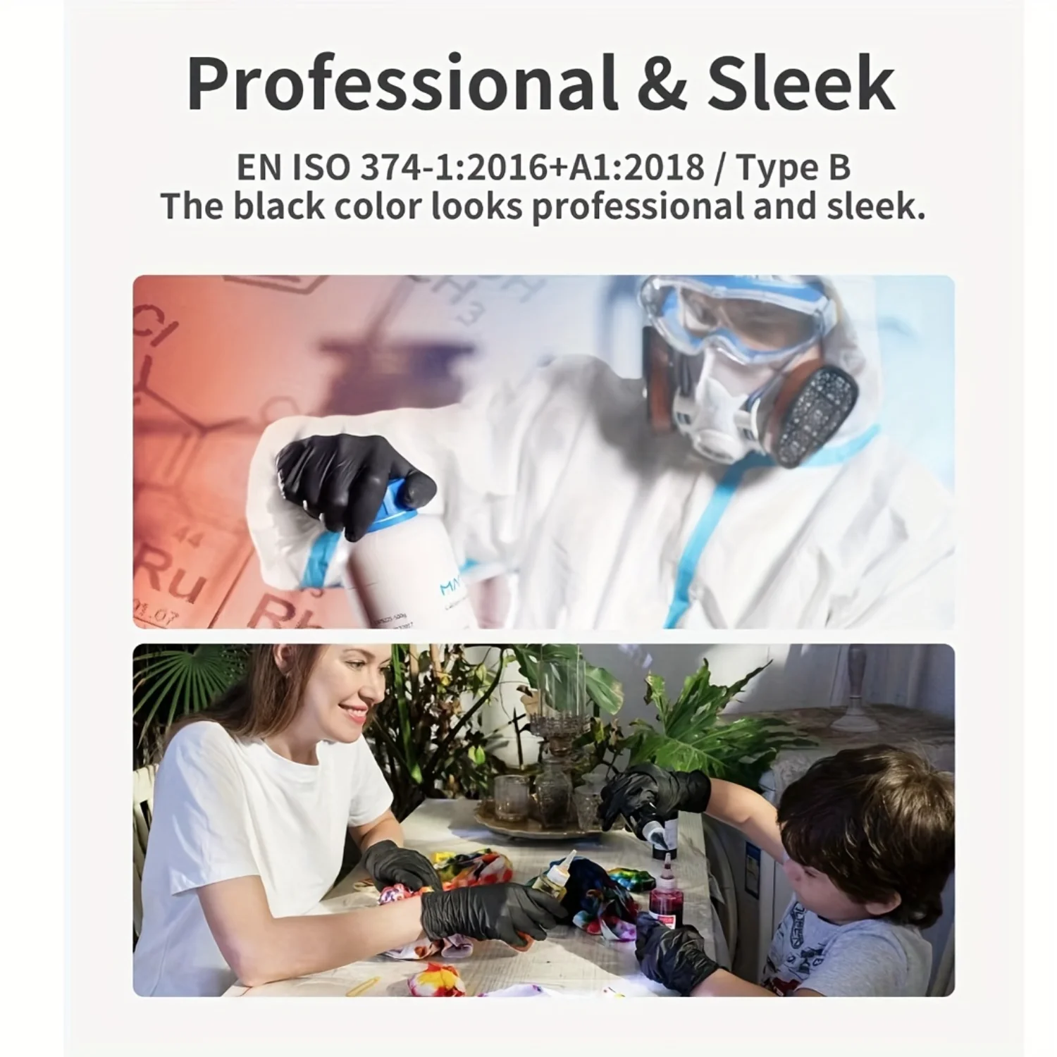 Duty Disposable Gloves, 100 Count - Black PVC Nitrile Blend, Lead-Free, Latex-Free, Food Grade, Waterproof and Oil Resistant for
Duty Disposable Gloves, 100 Count - Black PVC Nitrile Blend, Lead-Free, Latex-Free, Food Grade, Waterproof and Oil Resistant for