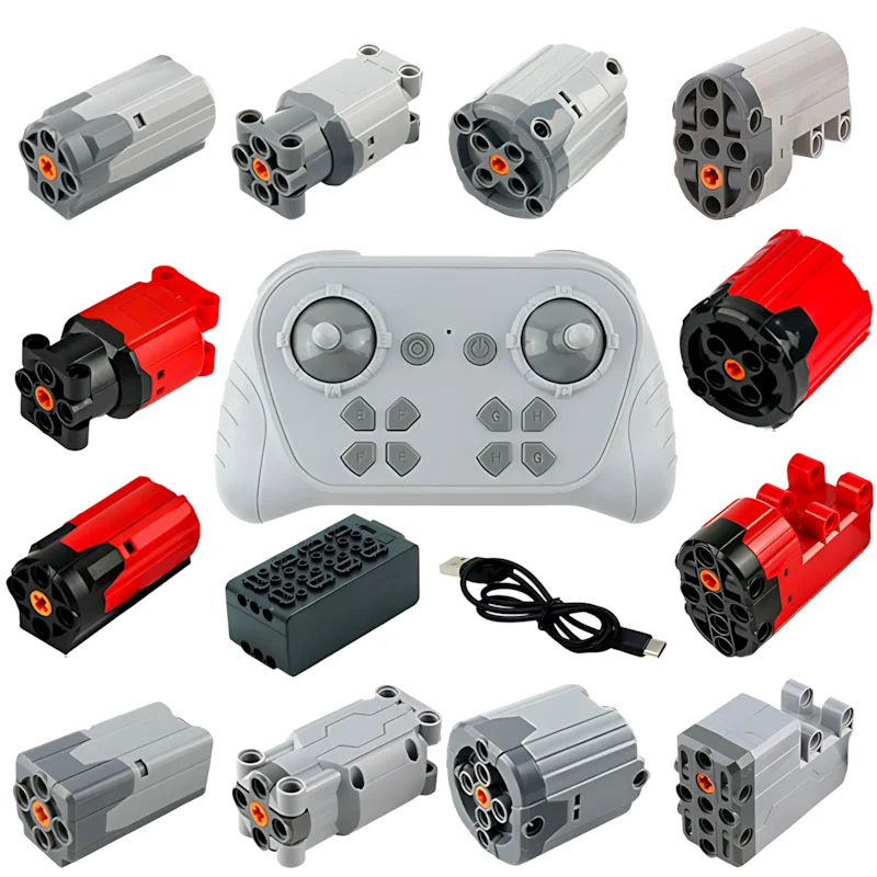 1000mAh 8 Way Remote Programmable APP Control Kit Rechargeable Battery Box Power Functions Motor Building Blocks Set Car Modify
1000mAh 8 Way Remote Programmable APP Control Kit Rechargeable Battery Box Power Functions Motor Building Blocks Set Car Modify