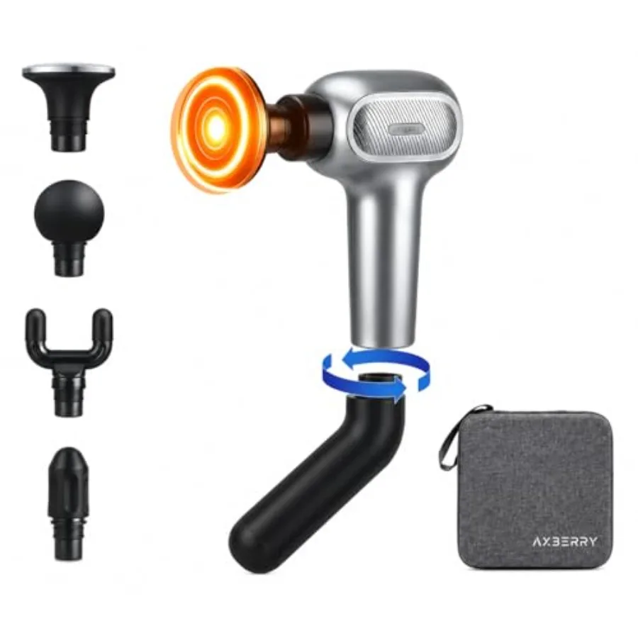 Deep Tissue Heated Percussion Massage Gun for Back Neck Shoulder Pain Relief Detachable Extension Handle Handheld Muscle Massag
Deep Tissue Heated Percussion Massage Gun for Back Neck Shoulder Pain Relief Detachable Extension Handle Handheld Muscle Massag