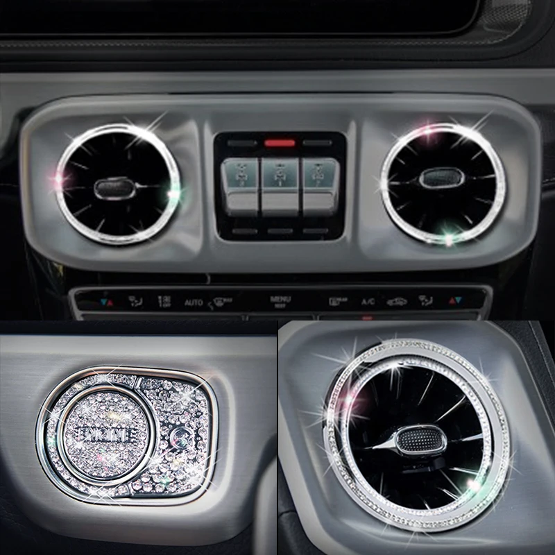 For Mercedes Benz G-Class W464 W465 Interior Modification Crystal Center Console Decoration Sticker Bling Car Accessories
For Mercedes Benz G-Class W464 W465 Interior Modification Crystal Center Console Decoration Sticker Bling Car Accessories
