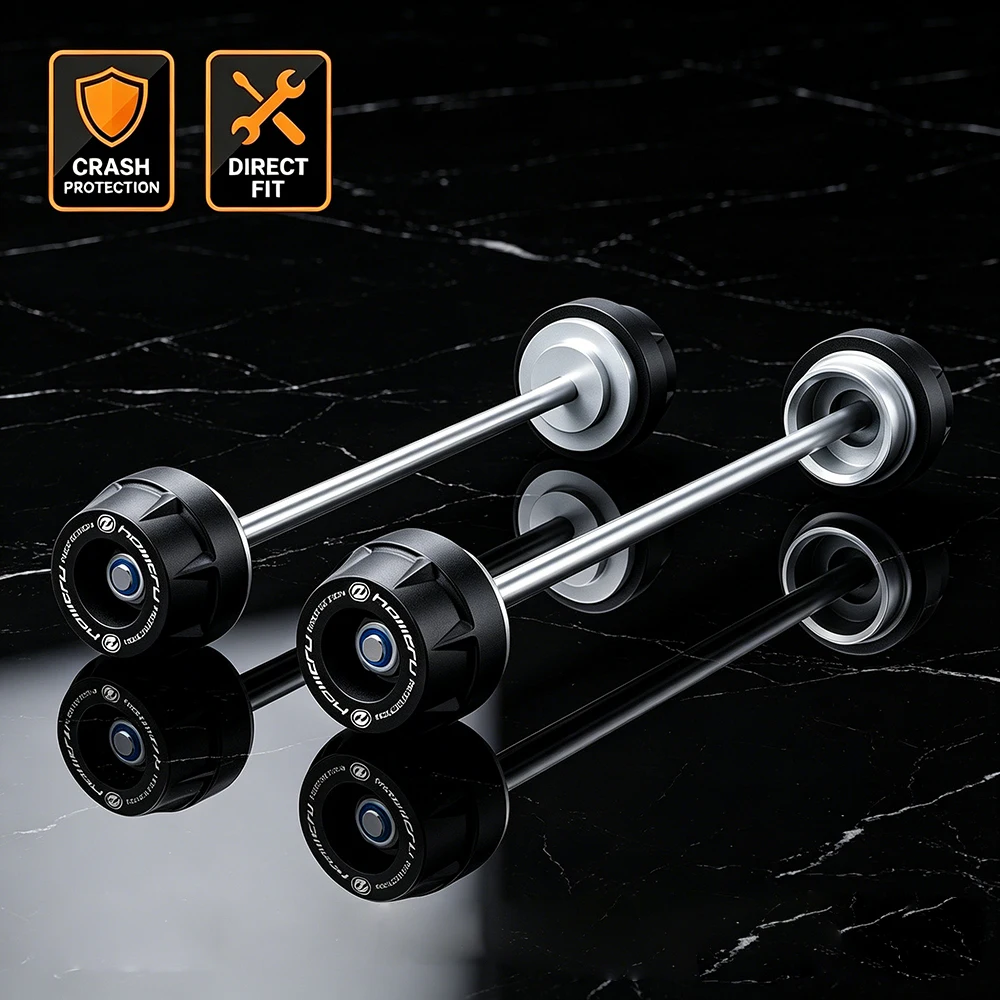 Front Rear wheel Spindle Crash Protection For Husqvarna Svartpilen 401 & Vitpilen 401 2024
Front Rear wheel Spindle Crash Protection For Husqvarna Svartpilen 401 & Vitpilen 401 2024