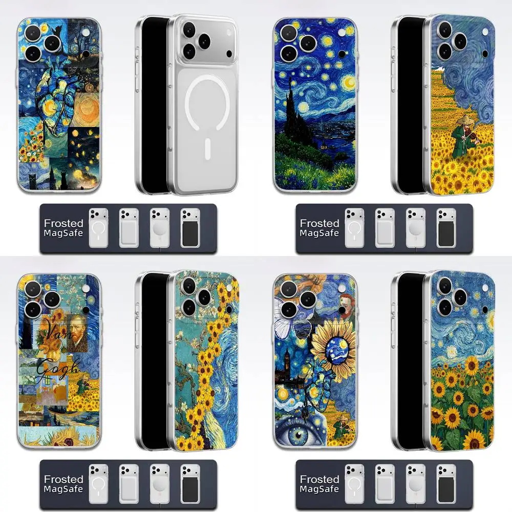 Van Gogh Starry Night Sunflower Cat Phone Case For iPhone 17,16,15,14,13,12,11,Pro,Max,Plus,E,Air,Mini Magsafe Transparent
Van Gogh Starry Night Sunflower Cat Phone Case For iPhone 17,16,15,14,13,12,11,Pro,Max,Plus,E,Air,Mini Magsafe Transparent