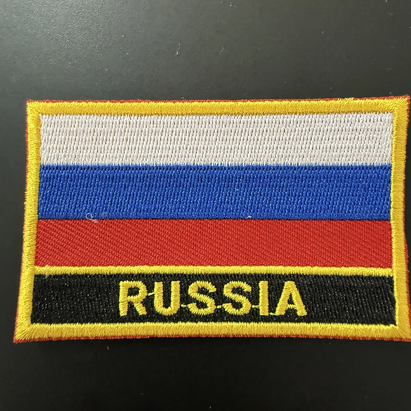 Russia Flag Embroidery Patches Iron on Saw on Transfer patches Sewing Applications for Clothes in Home&Garden
Russia Flag Embroidery Patches Iron on Saw on Transfer patches Sewing Applications for Clothes in Home&Garden