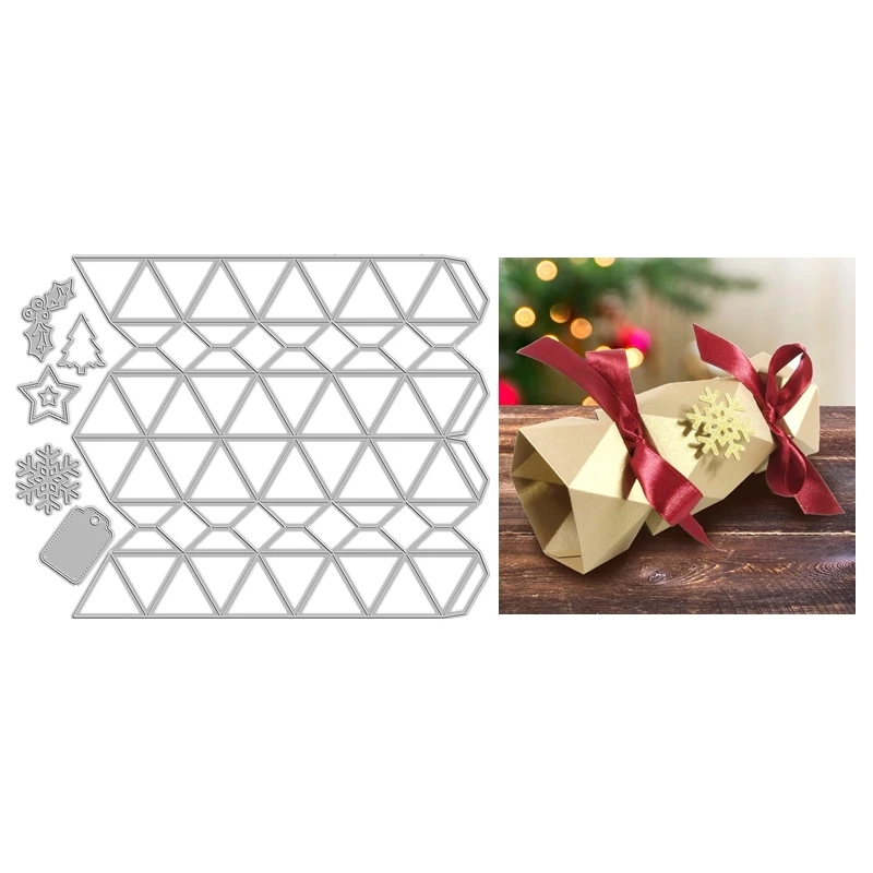 3D The Geo Christmas Crackers Die Set Metal Cutting Dies for Scrapbooking Embossing Frame Card Craft Christmas Crafts
3D The Geo Christmas Crackers Die Set Metal Cutting Dies for Scrapbooking Embossing Frame Card Craft Christmas Crafts