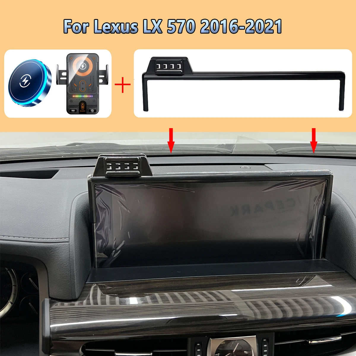 Автомобильный держатель экрана телефона для Lexus LX 570 2016 2017 2018 2019 2020 2021, магнитная беспроводная зарядка для автомобильного крепления для телефона MagSafe
Автомобильный держатель экрана телефона для Lexus LX 570 2016 2017 2018 2019 2020 2021, магнитная беспроводная зарядка для автомобильного крепления для телефона MagSafe