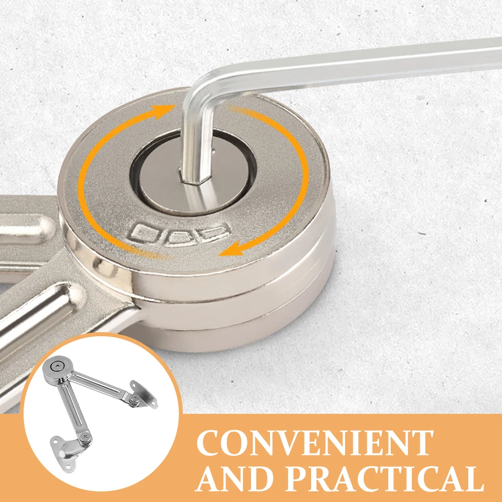 1 set Metal Telescopic Rod Thick Sturdy Zinc Alloy Adjustable Cabinet Door Support Hinge Rotary Locking Damper Soft for Outdoor
1 set Metal Telescopic Rod Thick Sturdy Zinc Alloy Adjustable Cabinet Door Support Hinge Rotary Locking Damper Soft for Outdoor