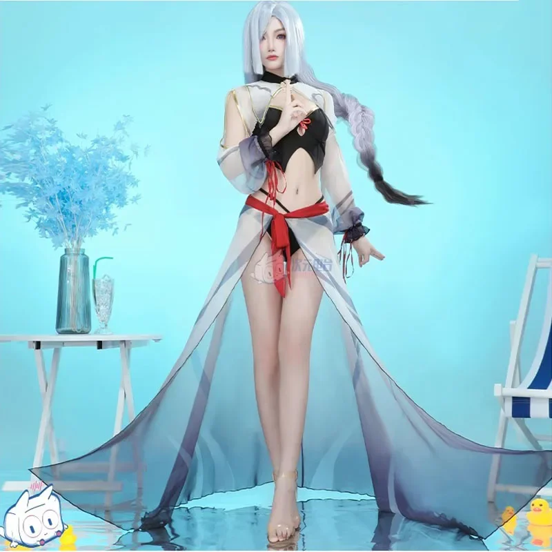 Anime Game Genshin impact Shenhe Cosplay Costumes Women Sexy Swimsuit Beach Bikini Bathing Suit Halloween Carnival Party Clothes
Anime Game Genshin impact Shenhe Cosplay Costumes Women Sexy Swimsuit Beach Bikini Bathing Suit Halloween Carnival Party Clothes