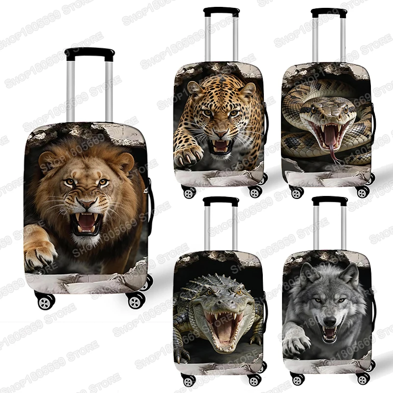 3D Animal Tiger / Lion / Wolf Bursting Through Wall Luggage Cover Elastic Trolley Case Covers Suitcase Protective Cover
3D Animal Tiger / Lion / Wolf Bursting Through Wall Luggage Cover Elastic Trolley Case Covers Suitcase Protective Cover