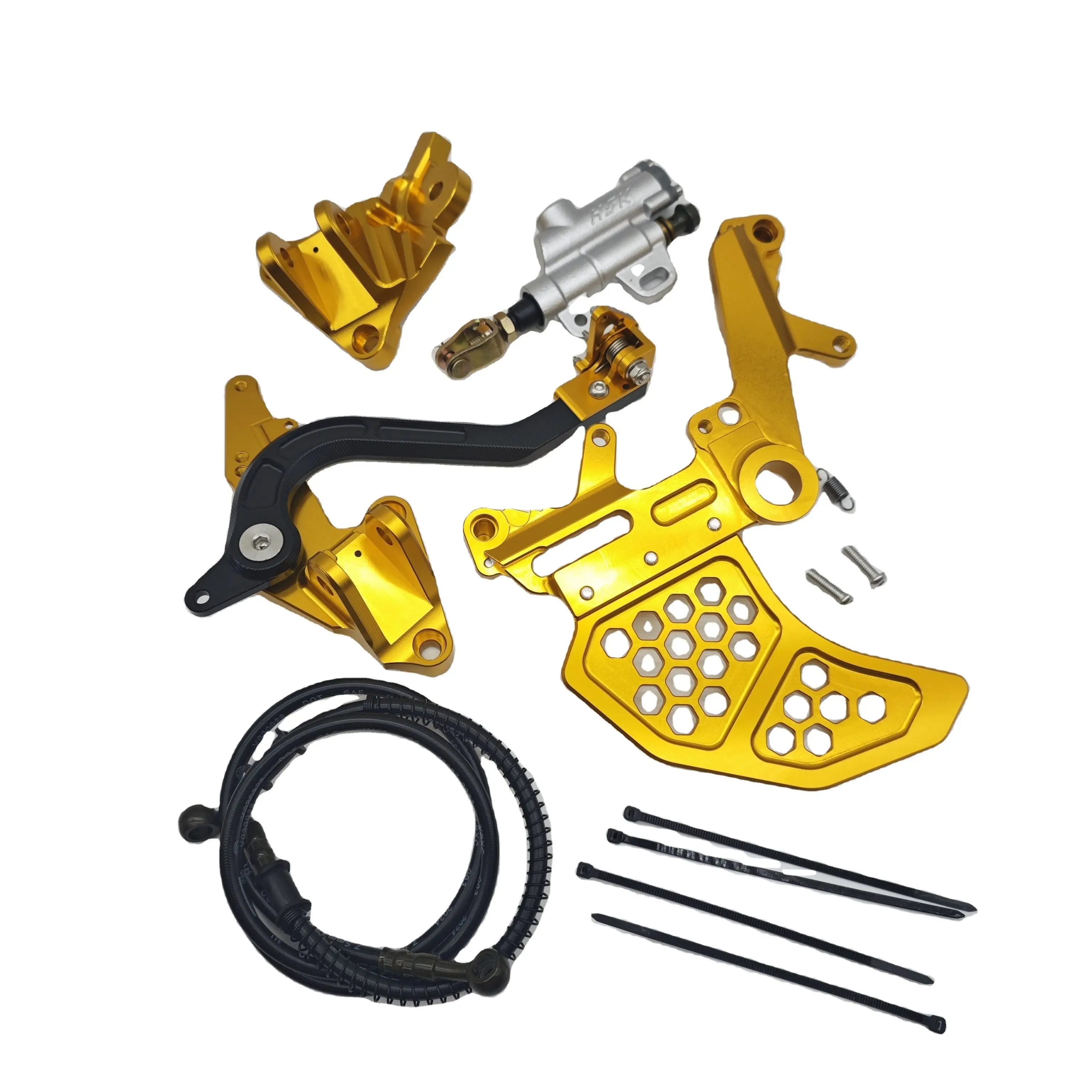 Foot Brake Assemble With Left Bracket With Dual Caliper Guard For Ultra Bee Parts
Foot Brake Assemble With Left Bracket With Dual Caliper Guard For Ultra Bee Parts