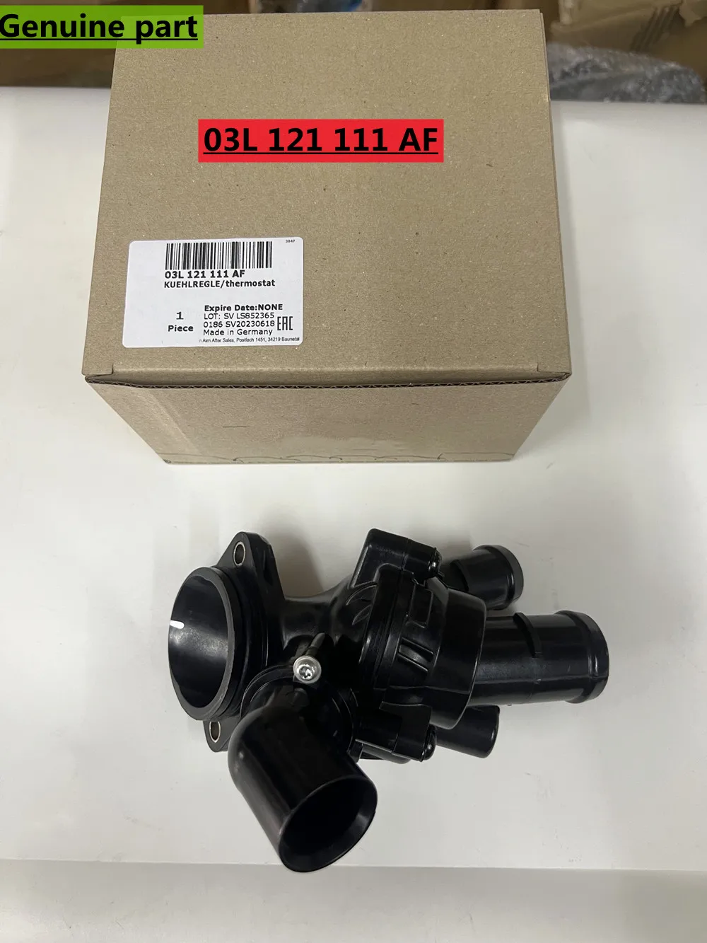 Brand New Genuine OEM 87° Thermostat Assmebly For VW 2.0 TDI T5 T6 Transporter Multivan 03L121111AF 03L121111F
Brand New Genuine OEM 87° Thermostat Assmebly For VW 2.0 TDI T5 T6 Transporter Multivan 03L121111AF 03L121111F