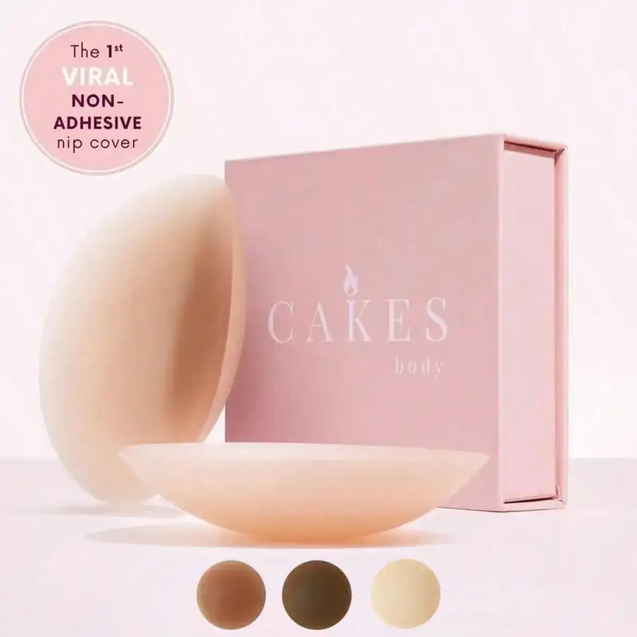 Reusable Silicone Nipple Covers, Non-Adhesive Seamless Pasties in Natural Tones
Reusable Silicone Nipple Covers, Non-Adhesive Seamless Pasties in Natural Tones