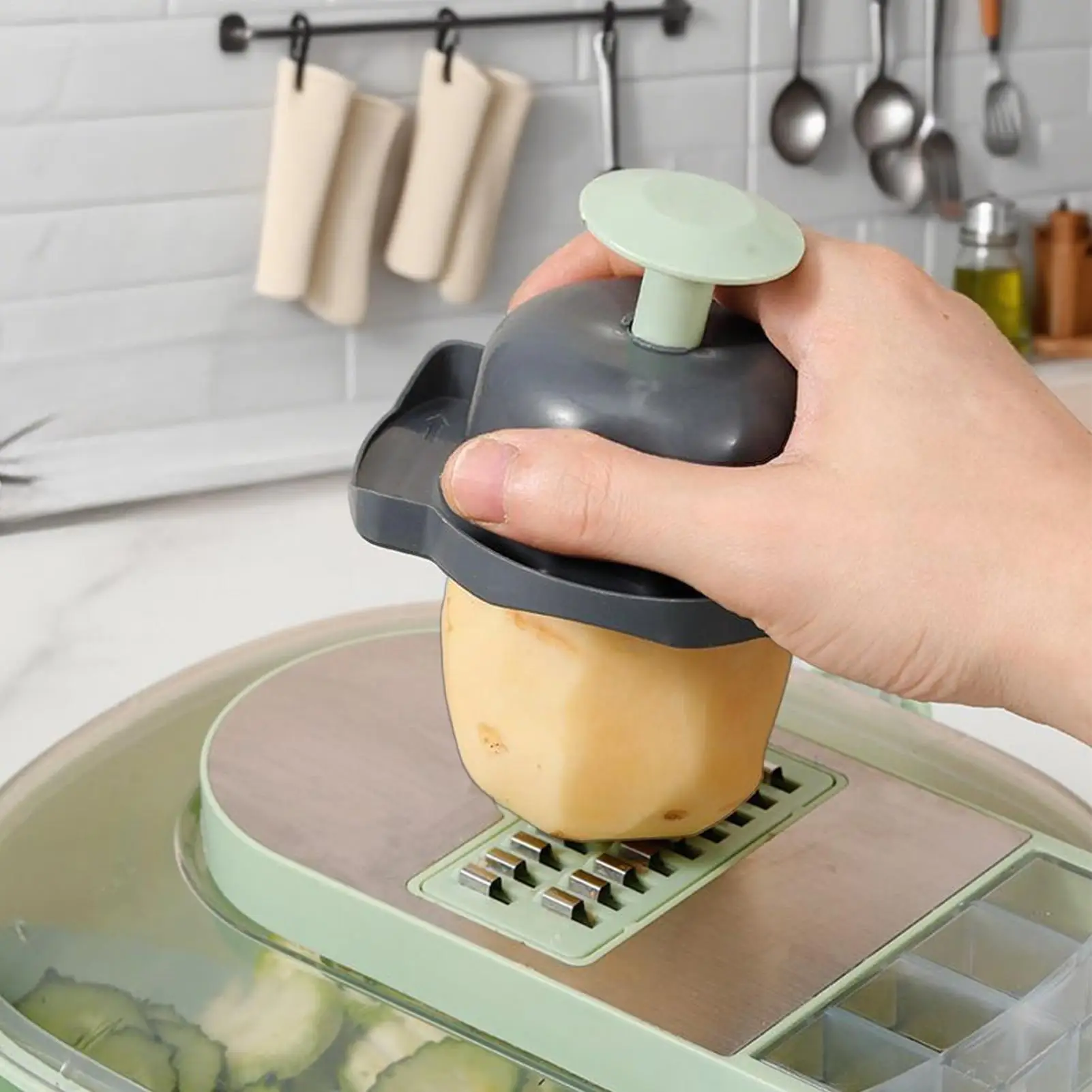 Vegetable Cutter Potato Slicer Vegetable Chopper Cutter Kitchen Gadgets Cheese Grater With Container For Carrot Onion Tomato
Vegetable Cutter Potato Slicer Vegetable Chopper Cutter Kitchen Gadgets Cheese Grater With Container For Carrot Onion Tomato
