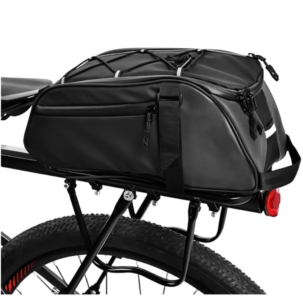 Large Capacity Bicycle Pannier Bag Waterproof Rear RackPack For Mountain Bike Rear Rack Storage With Reflective Strips
Large Capacity Bicycle Pannier Bag Waterproof Rear RackPack For Mountain Bike Rear Rack Storage With Reflective Strips