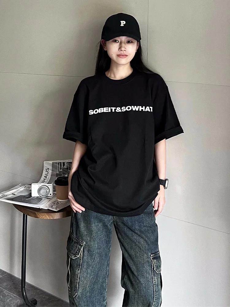 Женская футболка оверсайз в американском стиле, летняя, свободного кроя, с радужным принтом, парная, с коротким рукавом, хлопковая, в уличном стиле
Женская футболка оверсайз в американском стиле, летняя, свободного кроя, с радужным принтом, парная, с коротким рукавом, хлопковая, в уличном стиле