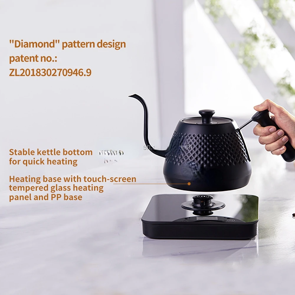 High Quality Intelligent Happy Life Original Patenet Design Coffee Maker Variable Temperature Kettle
High Quality Intelligent Happy Life Original Patenet Design Coffee Maker Variable Temperature Kettle