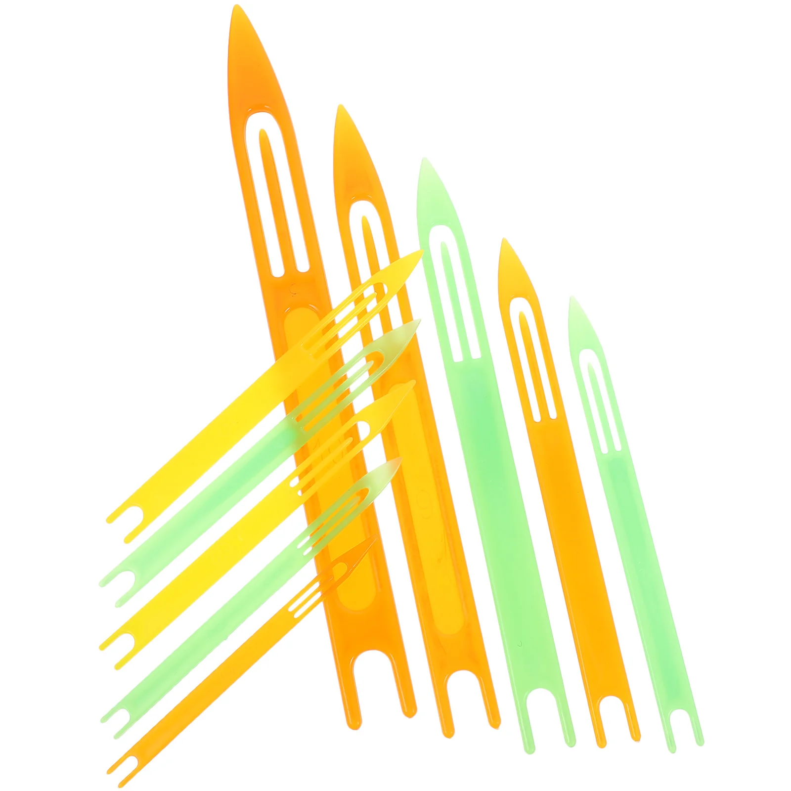 10Pcs Resistant Fishing Net Shuttles Repair Tools Mending Needles Knitting Equipment Netting Needle Shuttles
10Pcs Resistant Fishing Net Shuttles Repair Tools Mending Needles Knitting Equipment Netting Needle Shuttles