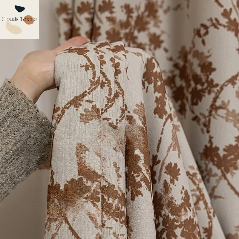 Custom Size!!Modern Light Luxury Retro Branch and Leaf Chenille Full Blackout High-end Curtains for Living Dining Room Bedroom
Custom Size!!Modern Light Luxury Retro Branch and Leaf Chenille Full Blackout High-end Curtains for Living Dining Room Bedroom