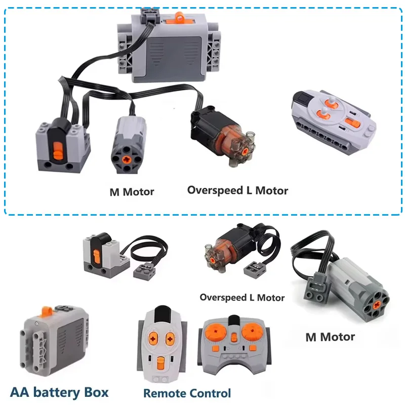 Overspeed L Motor PF Technology Building Blocks Parts Remote Control Set Power Function M Motor Moc Bricks DIY Toys Accessories
Overspeed L Motor PF Technology Building Blocks Parts Remote Control Set Power Function M Motor Moc Bricks DIY Toys Accessories