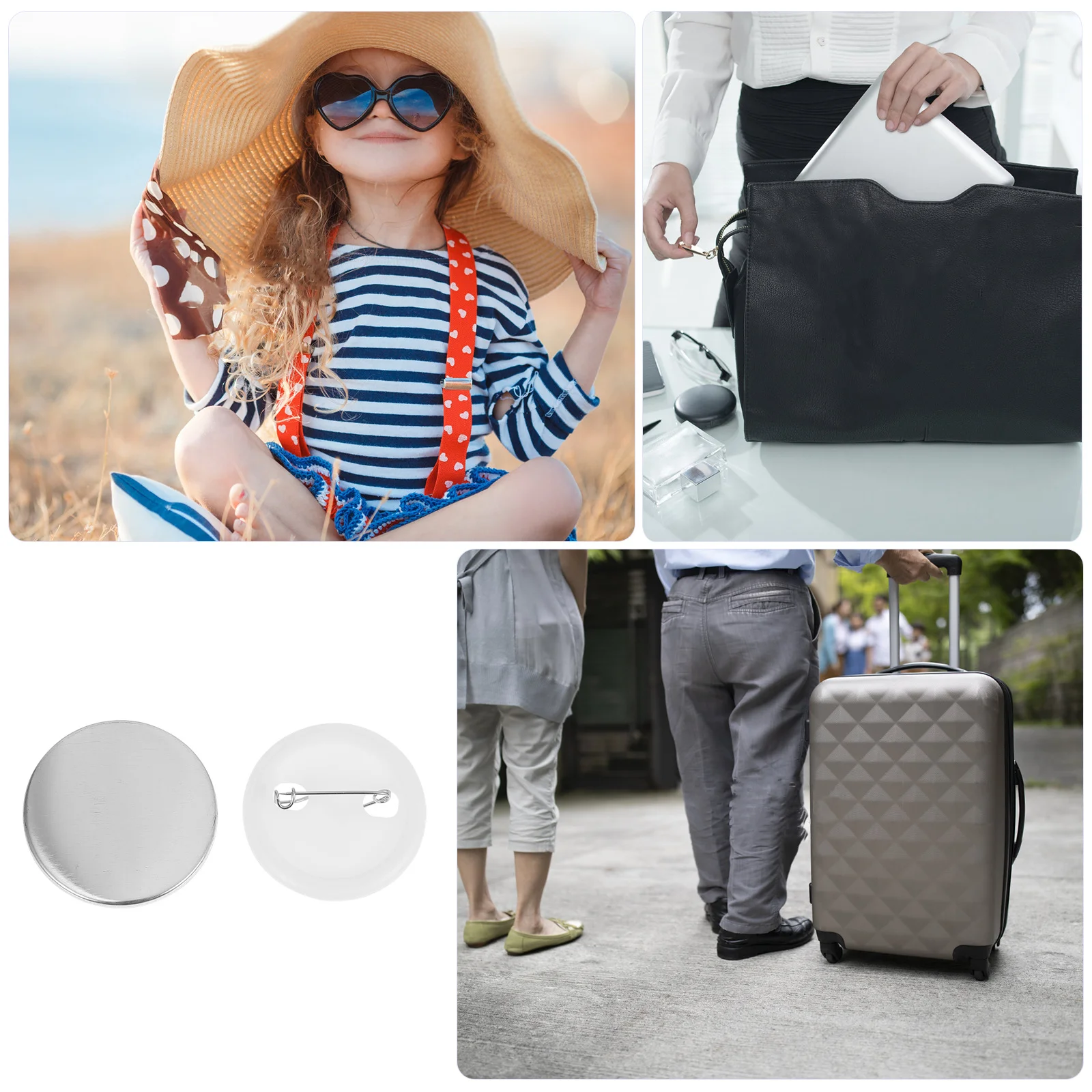 100 set Blank Badge Button Badge Parts 37Mm Diy Craft For Shirt Decor Unfinished Pin Badges Handmade Gift Ornament
100 set Blank Badge Button Badge Parts 37Mm Diy Craft For Shirt Decor Unfinished Pin Badges Handmade Gift Ornament