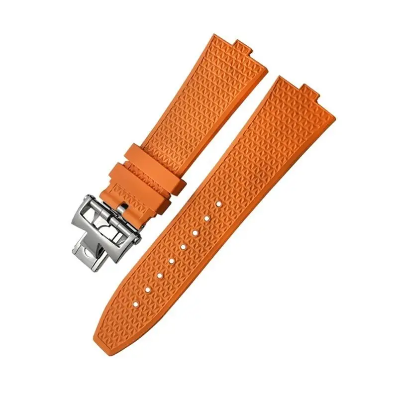 TINTAG Convex Type Fluoros Rubber Watch Bands 24x7mm Fit for Vacheron Constantin Overseas Quick Release Silicone Strap Screw
TINTAG Convex Type Fluoros Rubber Watch Bands 24x7mm Fit for Vacheron Constantin Overseas Quick Release Silicone Strap Screw