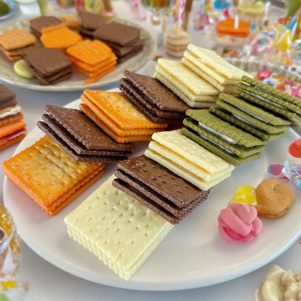 Realistic Cream Sandwich Cookie Models High Cream Model Party Decorations Cake Shop Displays Photography Props Multiple Colors
Realistic Cream Sandwich Cookie Models High Cream Model Party Decorations Cake Shop Displays Photography Props Multiple Colors