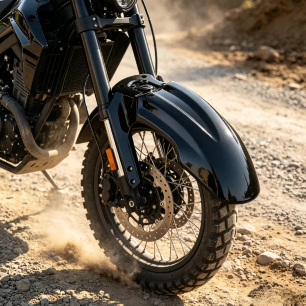 Motorcycle Front Mudguard Compatible with For Tuttio For soleil 01 Electric Bike PP Material Black 37x12x10cm Lightweight
Motorcycle Front Mudguard Compatible with For Tuttio For soleil 01 Electric Bike PP Material Black 37x12x10cm Lightweight