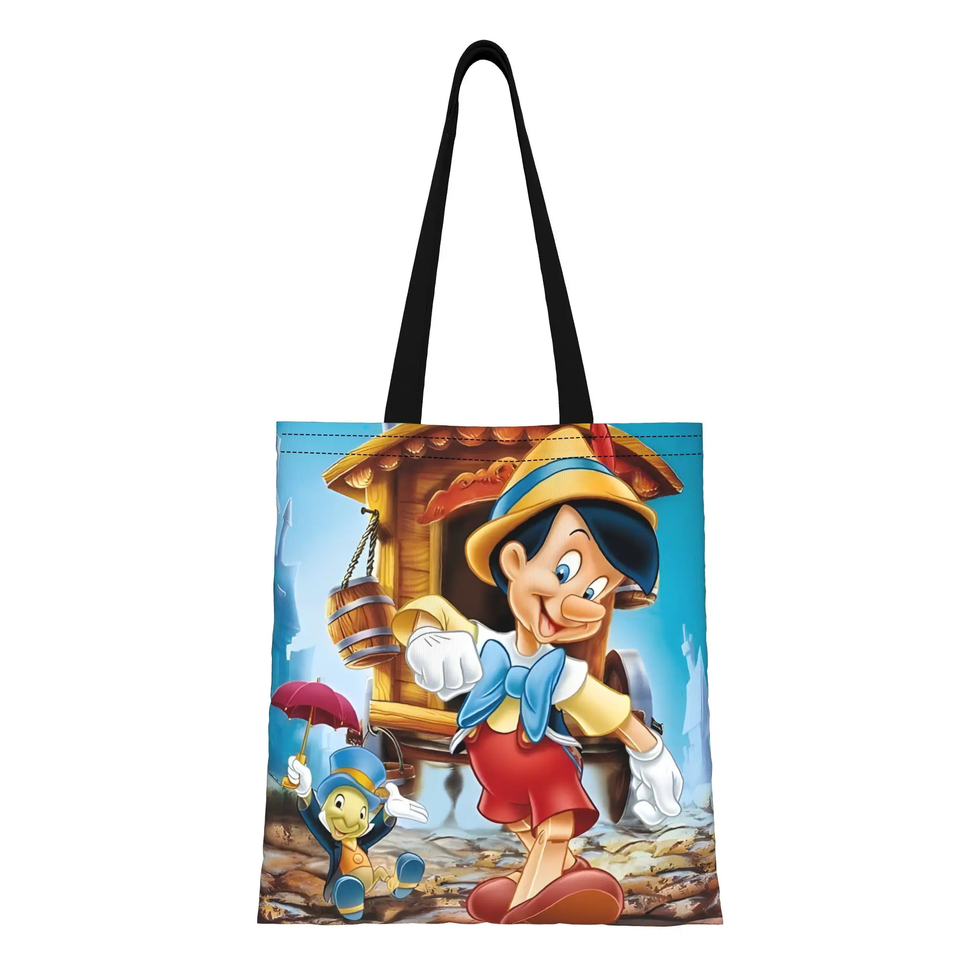 1 шт. Забавная холщовая сумка-тоут с Пиноккио, идеальная для покупок, продуктов, сумка через плечо
1 шт. Забавная холщовая сумка-тоут с Пиноккио, идеальная для покупок, продуктов, сумка через плечо