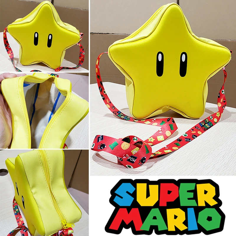 Сумка на плечо Super Mario Star, аниме-игра, покупок, путешествия, портативная сумка для хранения макияжа, забавная сумка-мессенджер с героями мультфильмов для мальчиков и девочек, подарок
Сумка на плечо Super Mario Star, аниме-игра, покупок, путешествия, портативная сумка для хранения макияжа, забавная сумка-мессенджер с героями мультфильмов для мальчиков и девочек, подарок