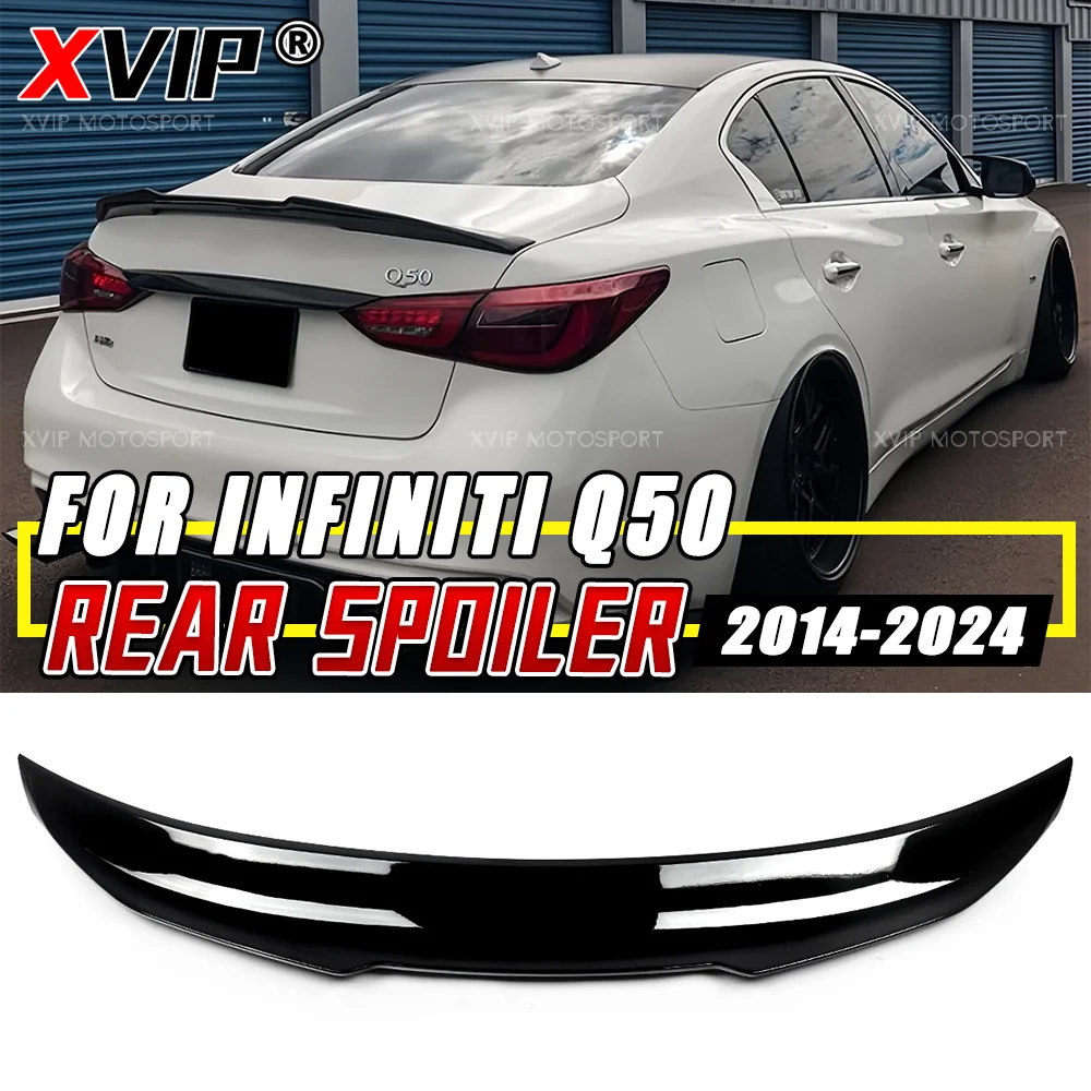 XVIP Glossy Black PSM Style Rear Spoiler Trunk Wing Replace INFINITI Q50 2014-2024 Car Exterior Tuning Accessories
XVIP Glossy Black PSM Style Rear Spoiler Trunk Wing Replace INFINITI Q50 2014-2024 Car Exterior Tuning Accessories