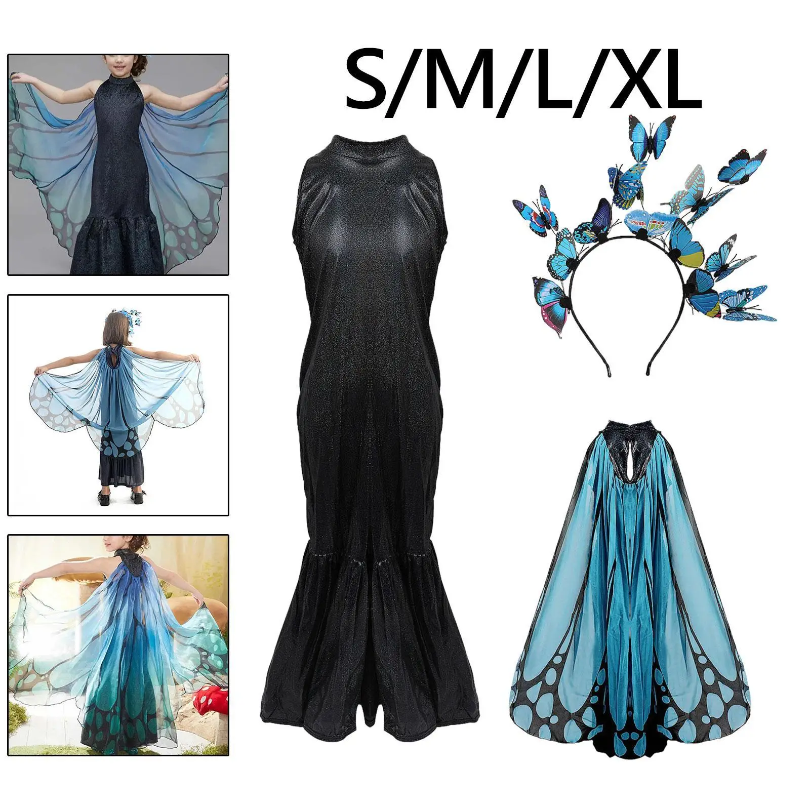 Kids Halloween Costume Cosplay Birthday Gift Butterfly Costume for Children
Kids Halloween Costume Cosplay Birthday Gift Butterfly Costume for Children