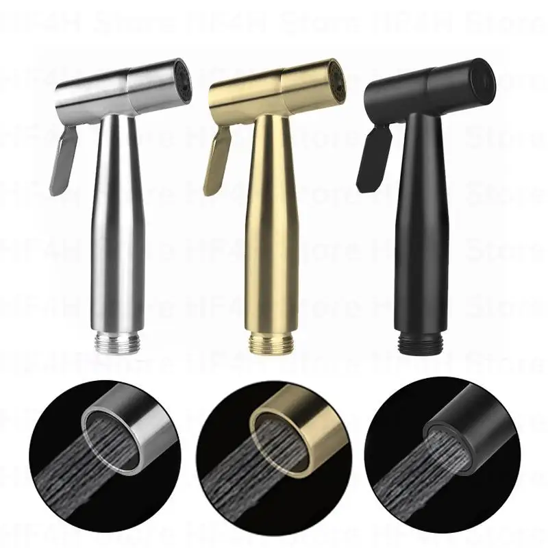 Stainless Steel Faucet Sprayer Gun Handheld Toilet Faucet Held Hand Bidet Spray Self Cleaning Bathroom Shower Head B4
Stainless Steel Faucet Sprayer Gun Handheld Toilet Faucet Held Hand Bidet Spray Self Cleaning Bathroom Shower Head B4