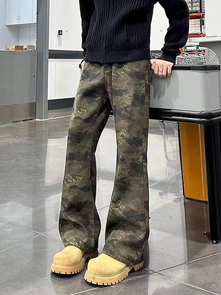 Retro Camouflage Slim Fit Jeans Men's Summer Thin High Street American Vibe Style Low Waist Straight Leg Micro Flared Pants
Retro Camouflage Slim Fit Jeans Men's Summer Thin High Street American Vibe Style Low Waist Straight Leg Micro Flared Pants