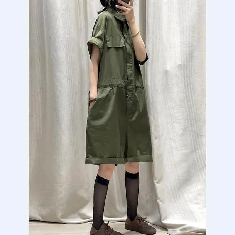 Pop Vintage Jumpsuit Wide Leg Shorts Bodysuit High Waist Loose Workwear Pants Overall Large Size Playsuit Women Clothing One-pie
Pop Vintage Jumpsuit Wide Leg Shorts Bodysuit High Waist Loose Workwear Pants Overall Large Size Playsuit Women Clothing One-pie