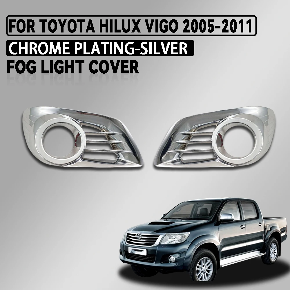 Abs Chrome Plated Silver Car Fog Light Cover Trim For Toyota Hilux Vigo 2005 - 2011 Car Accessories Exterior Decorate
Abs Chrome Plated Silver Car Fog Light Cover Trim For Toyota Hilux Vigo 2005 - 2011 Car Accessories Exterior Decorate