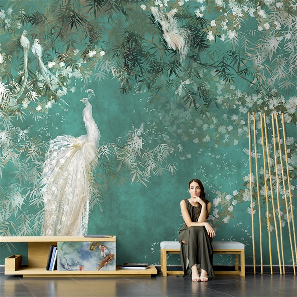 custom green branches 3d Wall paper Home Decor art Stickers Hotel Background Modern Peacock Mural 3D wallpaper for Living Room
custom green branches 3d Wall paper Home Decor art Stickers Hotel Background Modern Peacock Mural 3D wallpaper for Living Room