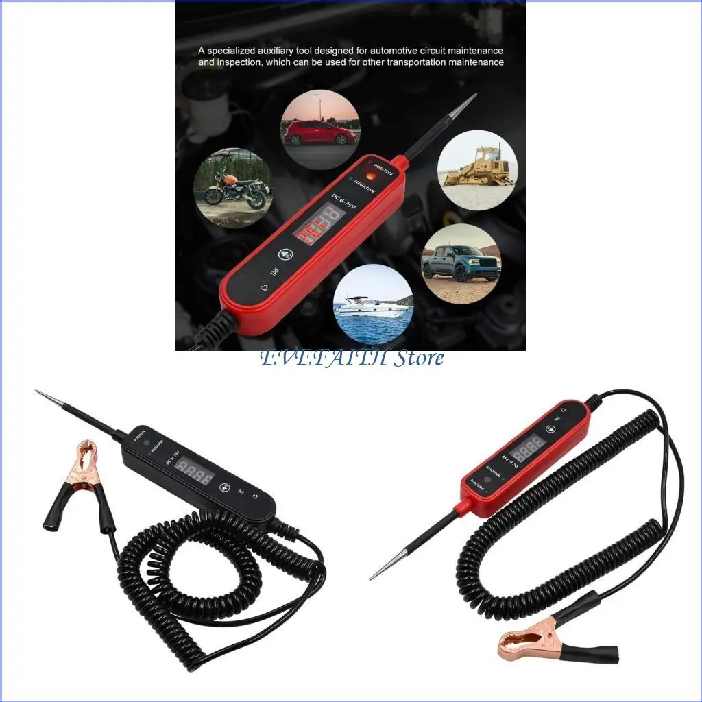 124B Automotive Circuits Analyzers LED Polarity Identification 3 Meter Wire for Auto
124B Automotive Circuits Analyzers LED Polarity Identification 3 Meter Wire for Auto