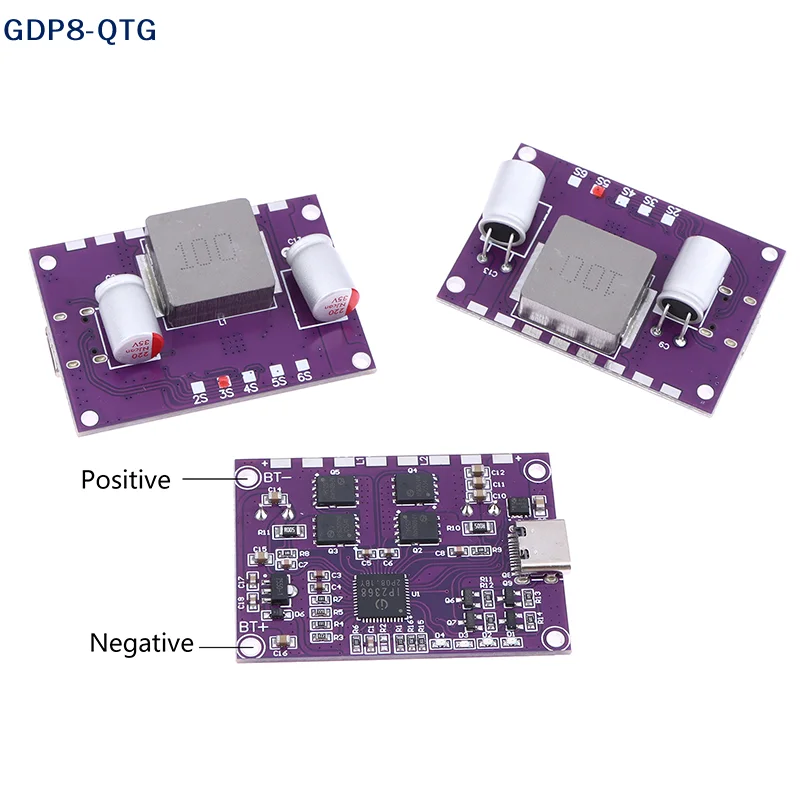 IP2368 Bidirectional 100W Fast Charging Module Buck-Boost Type-c Interface Lithium Battery High-Power Charging Board
IP2368 Bidirectional 100W Fast Charging Module Buck-Boost Type-c Interface Lithium Battery High-Power Charging Board