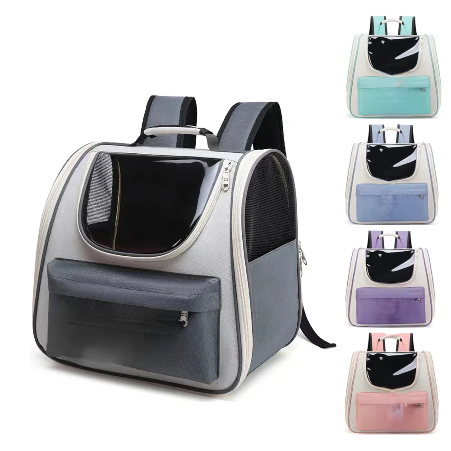 Breathable Portable Outdoor Cat Carrier Bag for Cats and Dogs up to 7.5kg - Transparent Travel Backpack for Carrying Pets - Conv
Breathable Portable Outdoor Cat Carrier Bag for Cats and Dogs up to 7.5kg - Transparent Travel Backpack for Carrying Pets - Conv