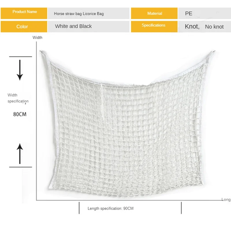 A96K-Slow Feeding Hay Net Hay Feeder Hay Bag Horse Hay Net Horse Hay Bag For Horse Goat Horse Feeding Supplies,2Pcs
A96K-Slow Feeding Hay Net Hay Feeder Hay Bag Horse Hay Net Horse Hay Bag For Horse Goat Horse Feeding Supplies,2Pcs