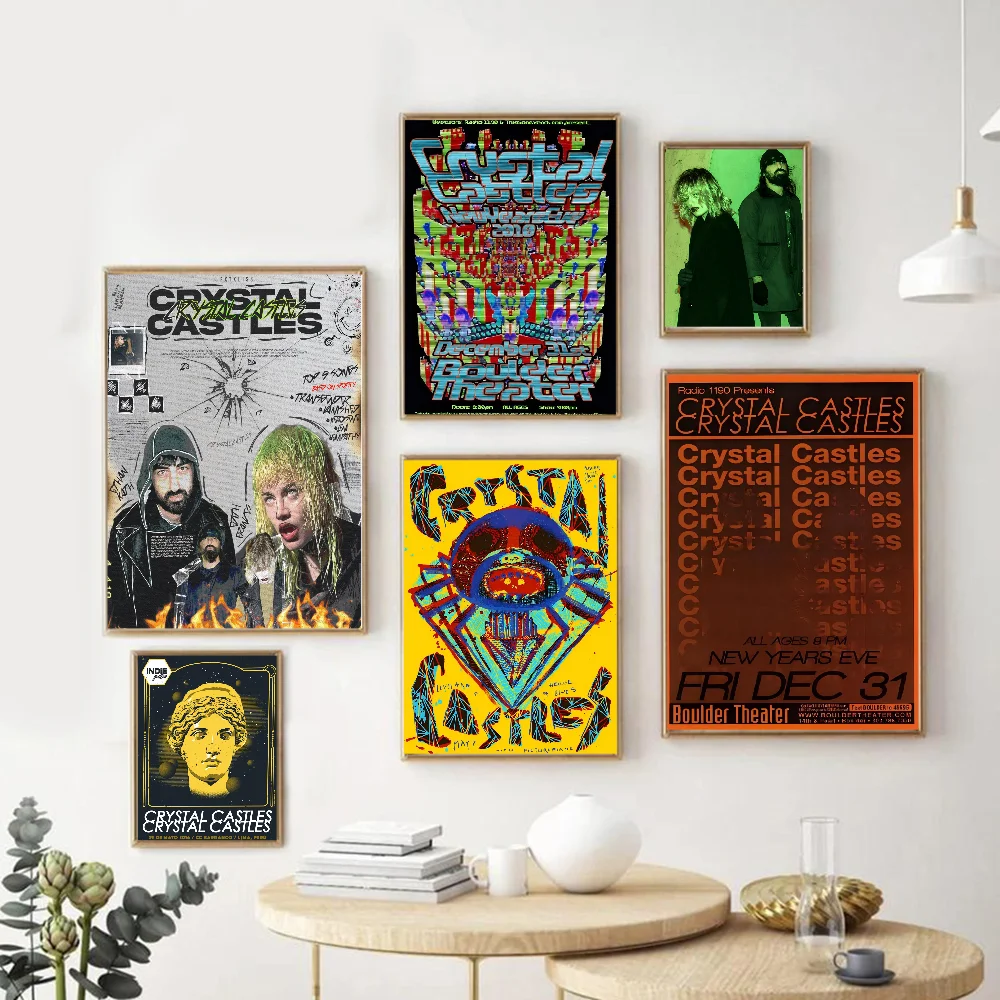 Band Crystal Castles Vintage Posters Sticky Retro Kraft Paper Sticker DIY Room Bar Cafe Kawaii Room Decor
Band Crystal Castles Vintage Posters Sticky Retro Kraft Paper Sticker DIY Room Bar Cafe Kawaii Room Decor